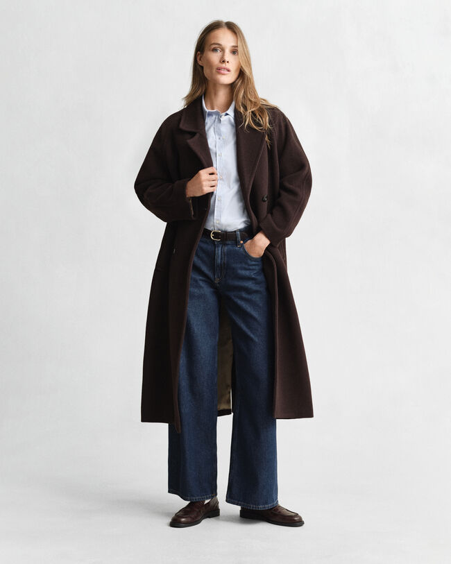 Slim Fit Oxford-overhemd met stretch