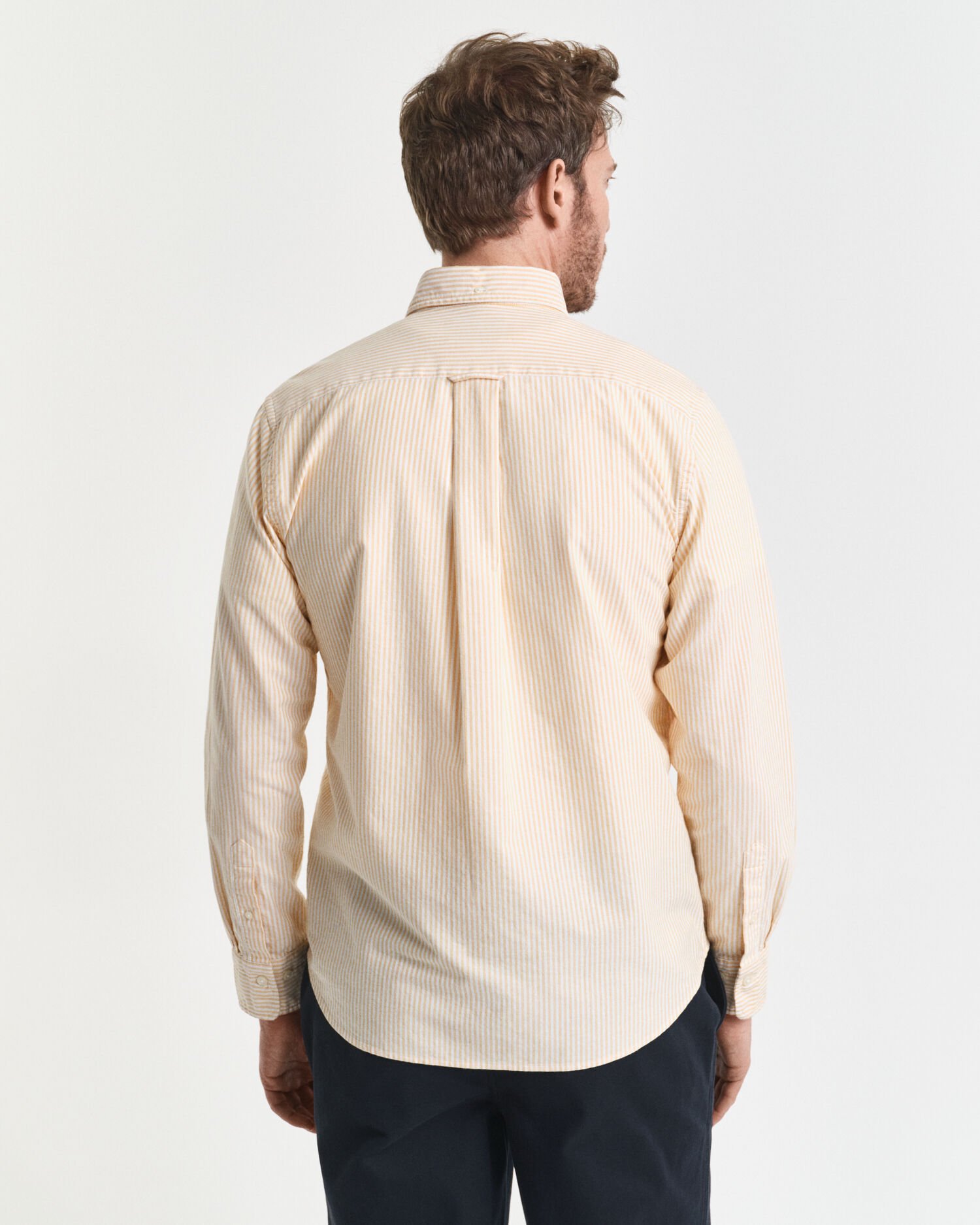 Klassiek Oxford-overoverhemd met Banker-streep