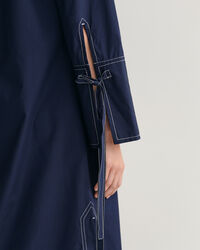 Overhemdjurk met contrasterend stiksel