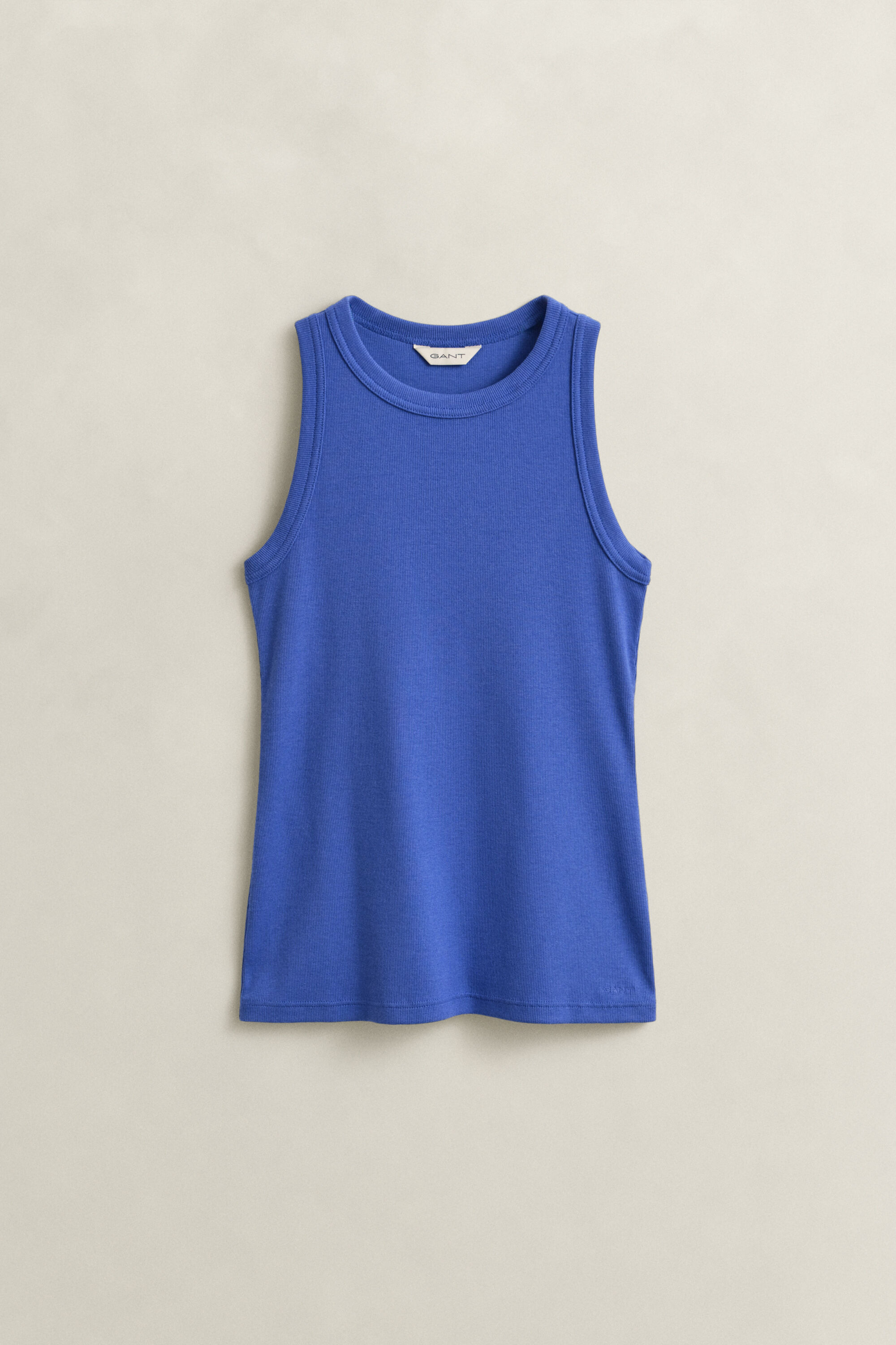 Geribde tanktop