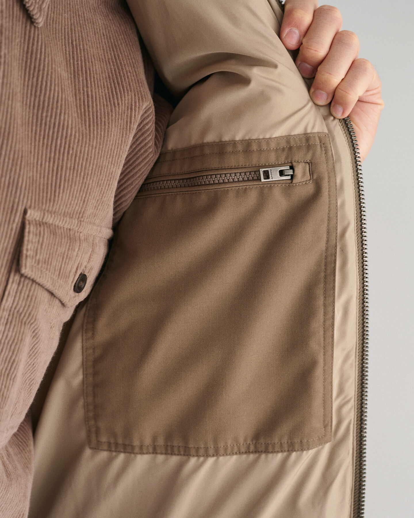 Gewatteerd flanellen jack