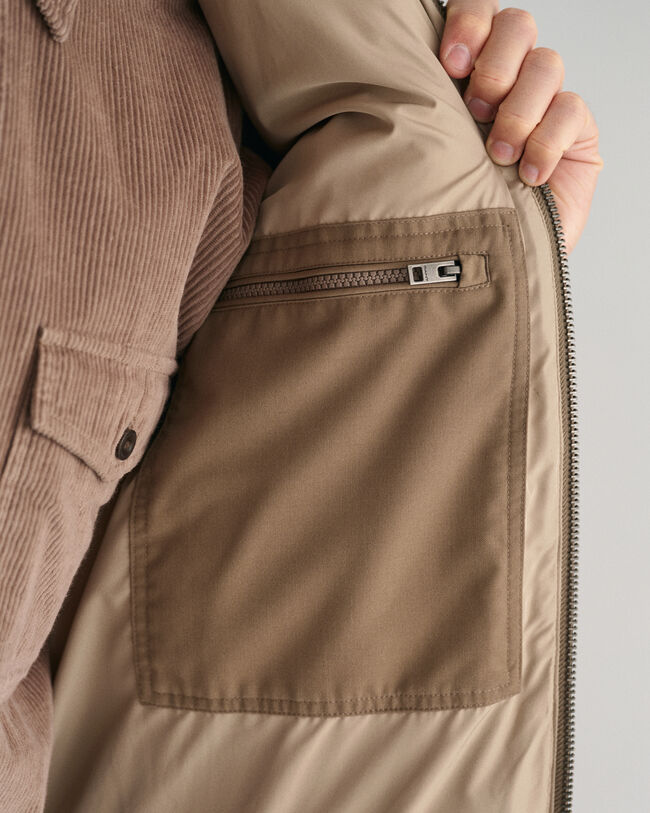 Gewatteerd flanellen jack