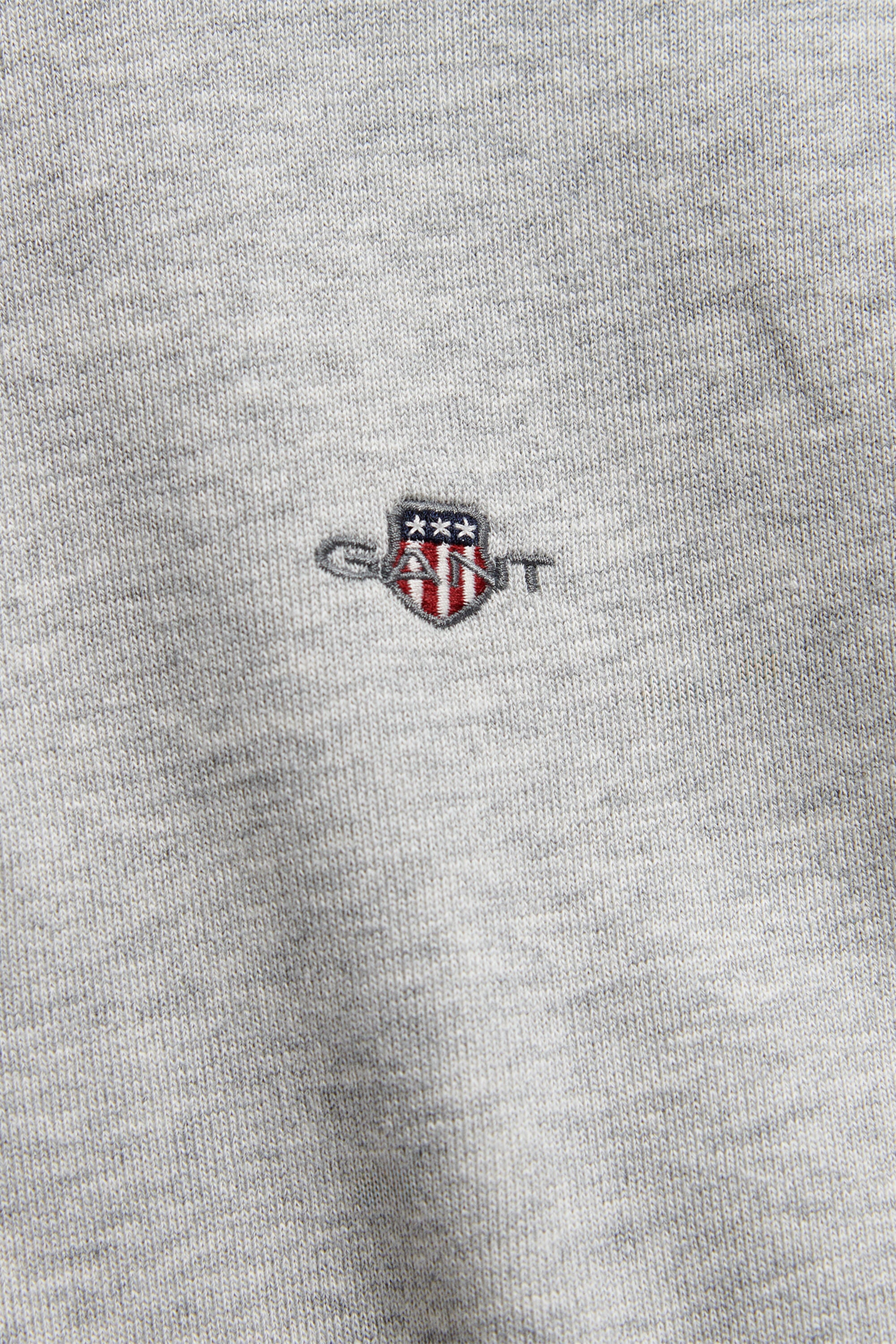 Sweatshirt met korte rits en schild voor tienerjongens