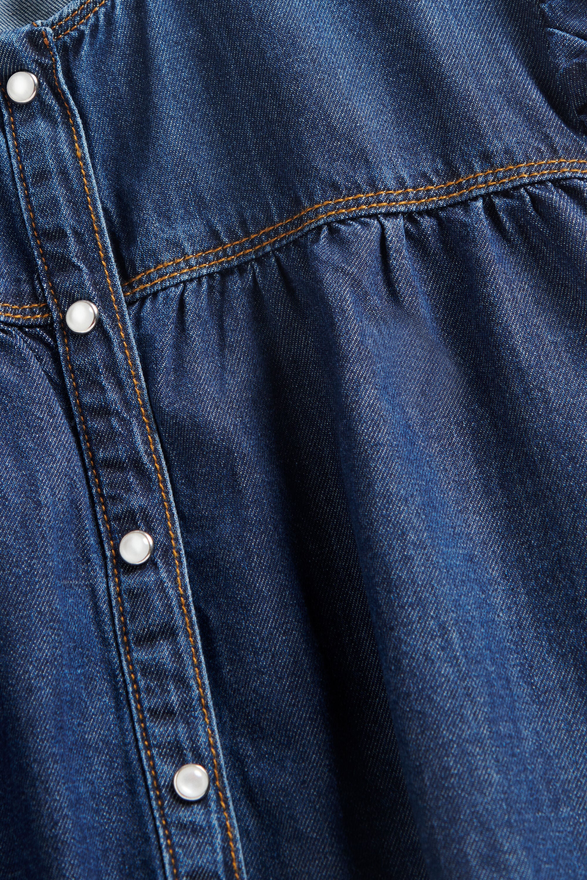 Denim hemd voor tienermeisjes