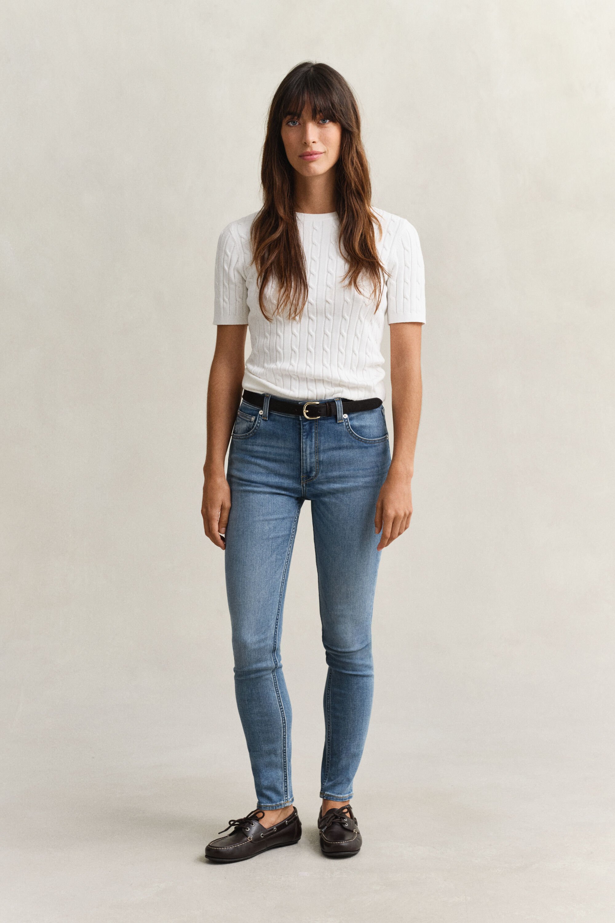 Skinny jeans met stretch