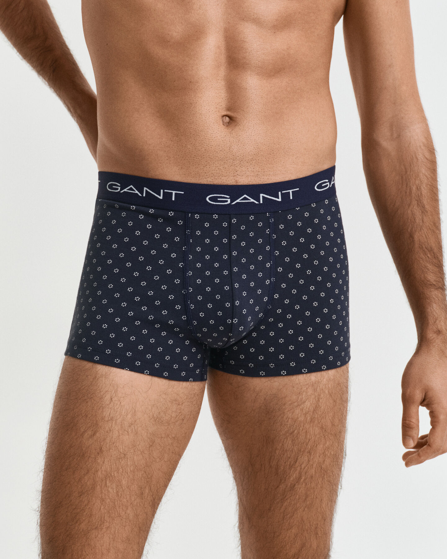Set van drie boxershorts met kleine print