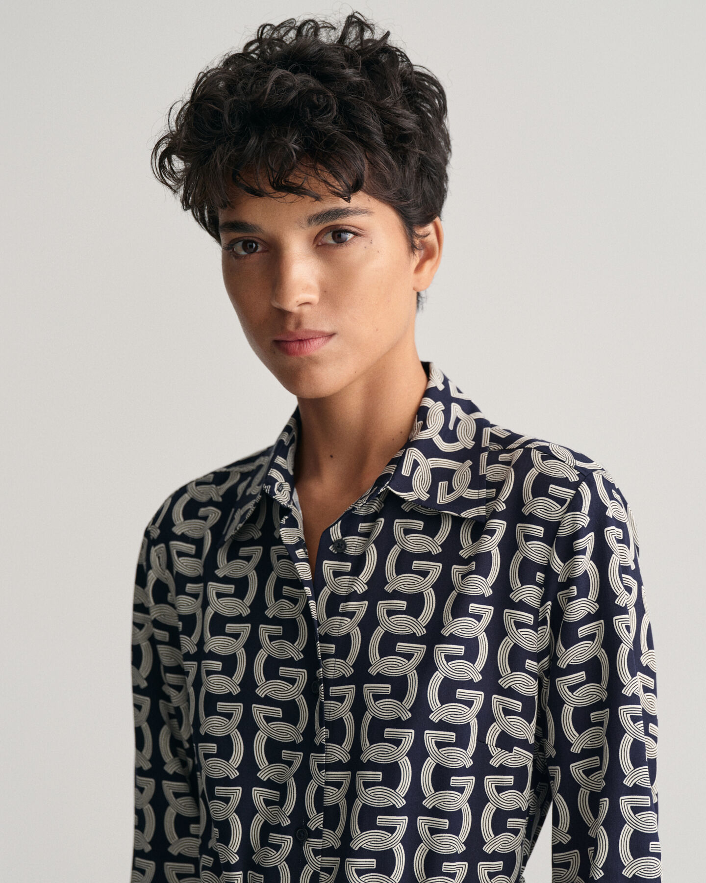 G Patterned overhemdjurk