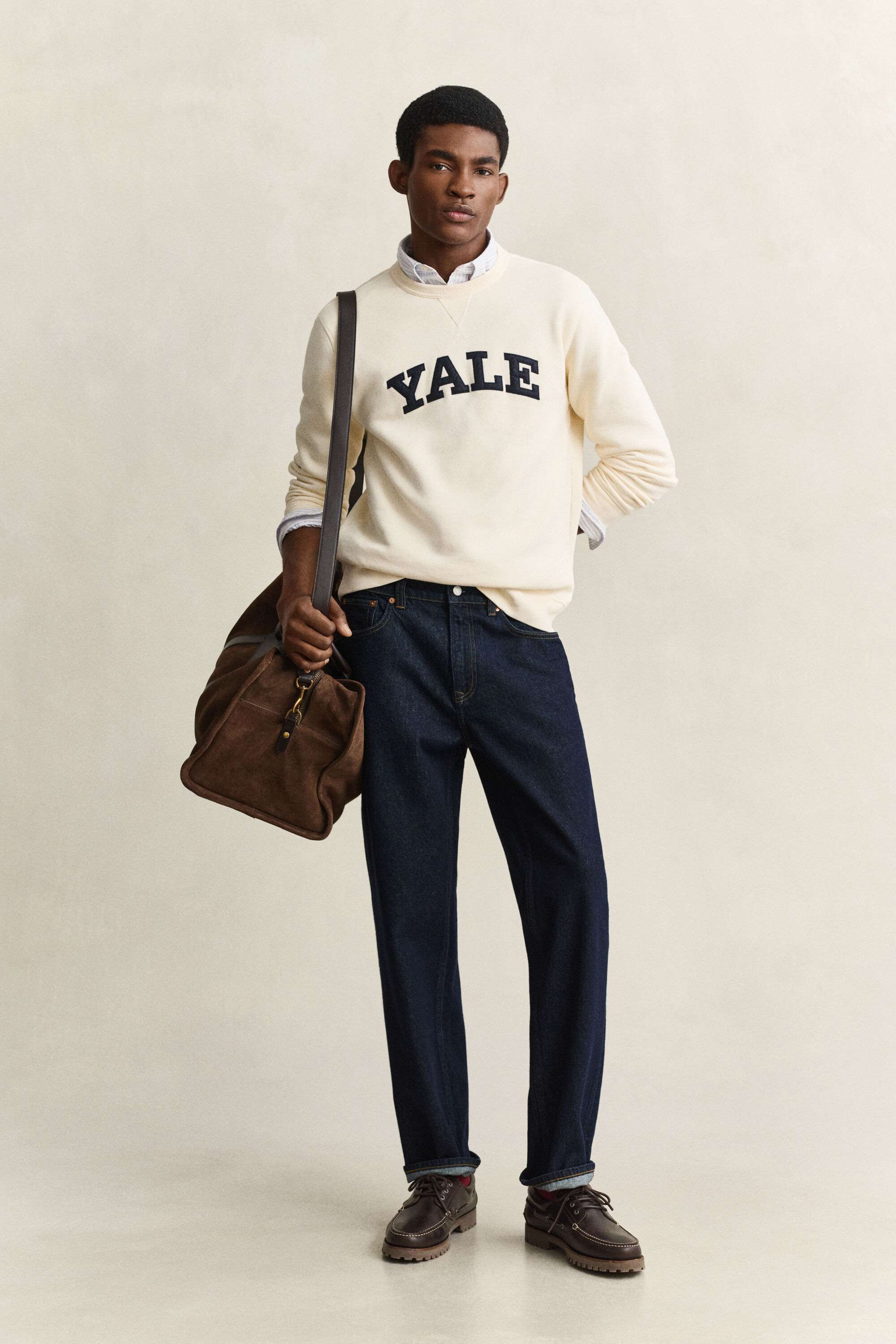 Gant x Yale Sweatshirt met ronde hals