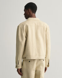 Relaxed Fit kostuumjasje van katoen en linnen