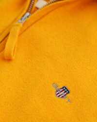 Trui met korte rits van buitengewoon zachte lamswol