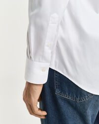 Slim Fit satijnen overhemd