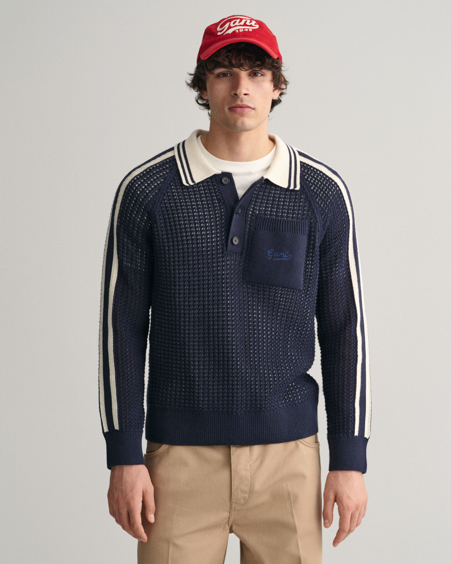 GANT Varsity gebreide trui