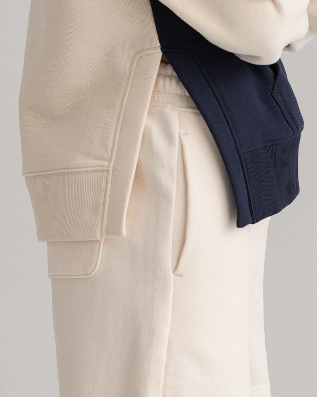 Hoodie met kleurblok