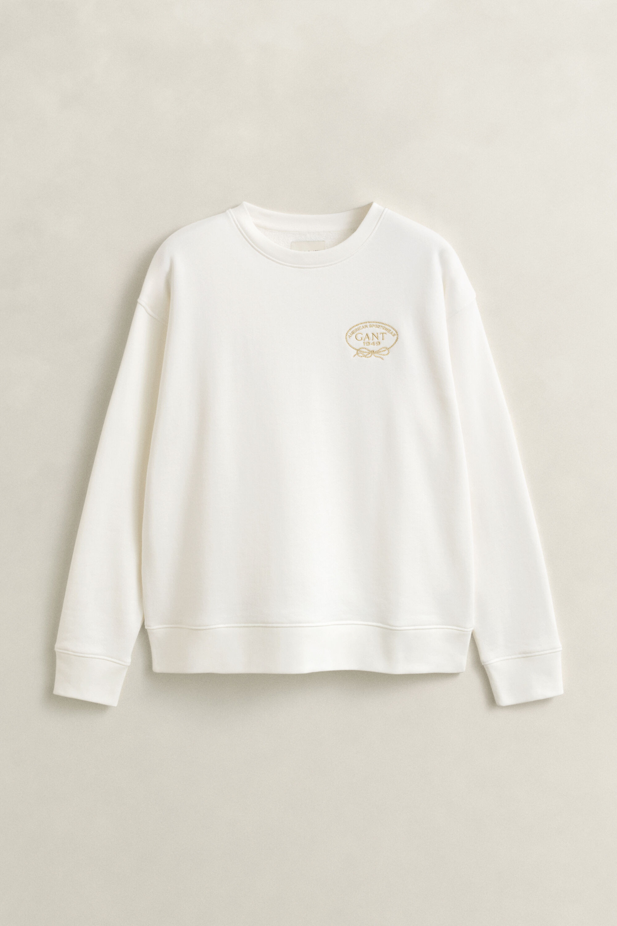 Sweatshirt met touwafbeelding