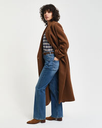 Overslagjas met textuur