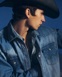 Wrangler x GANT Relaxed Fit denim Western shirt