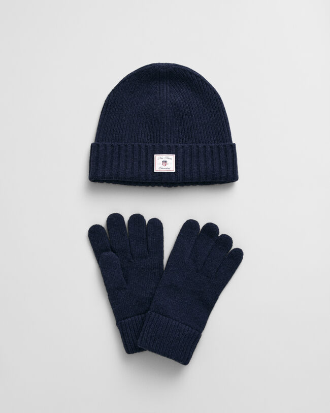 Cadeauset met beanie & handschoenen