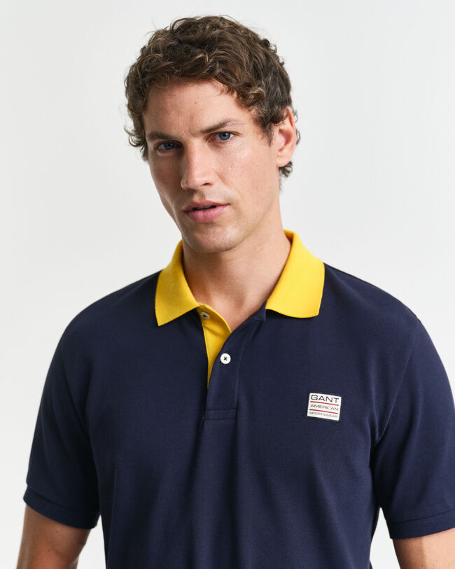 Contrast poloshirt