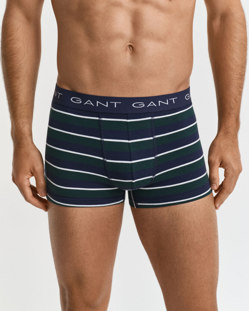 Set van drie boxershorts met verschillende strepen