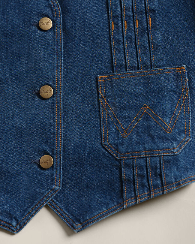 Wrangler x GANT denim bodywarmer