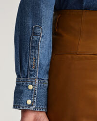 Regular Fit denim overhemd