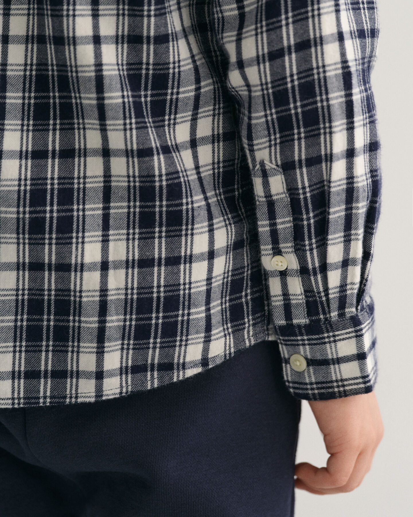 Kids Regular Fit geruit flanellen shirt