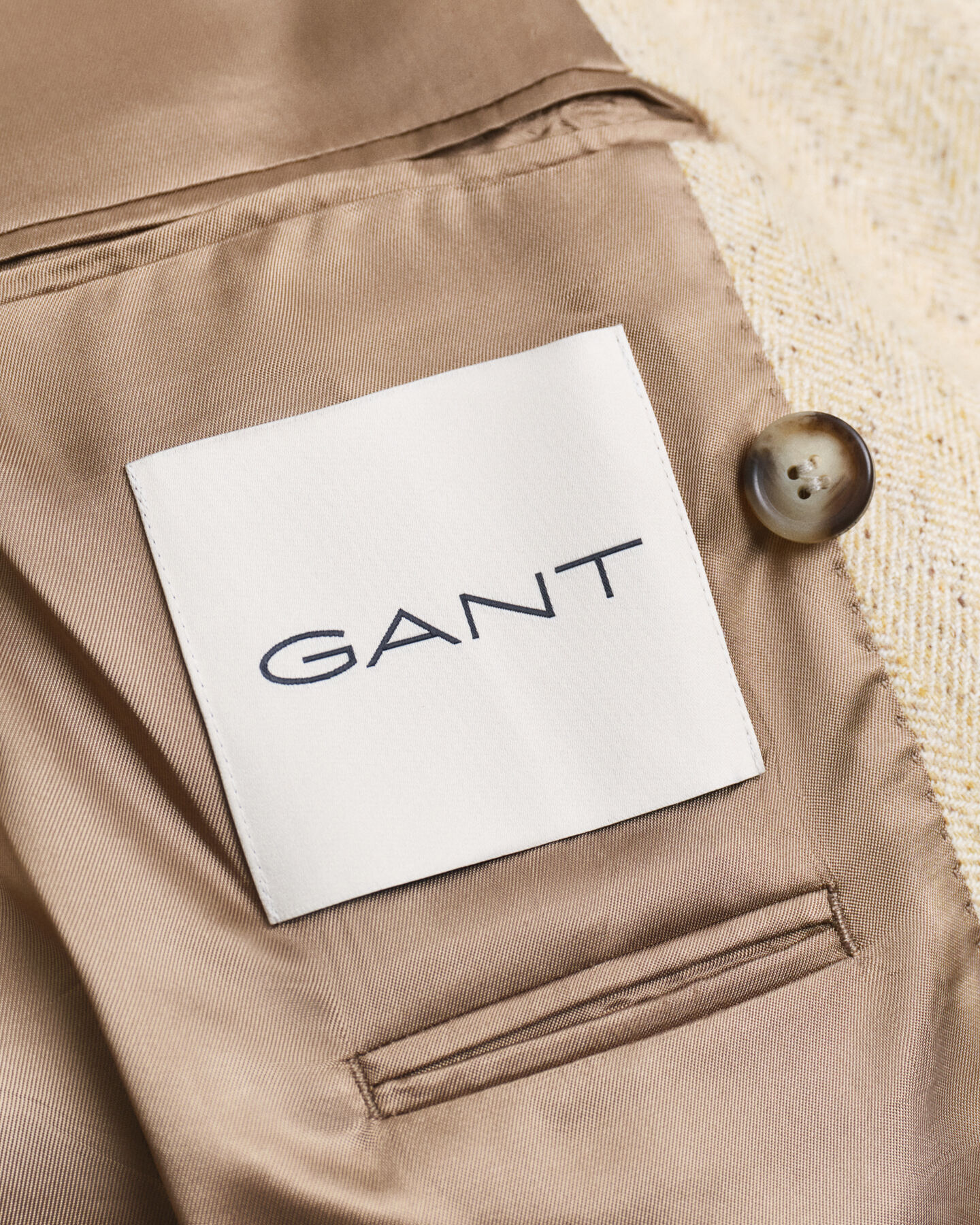 Relaxed Fit kostuumjasje met visgraatmotief en spikkelpatroon