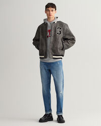 USA Graphic hoodie van sweatstof