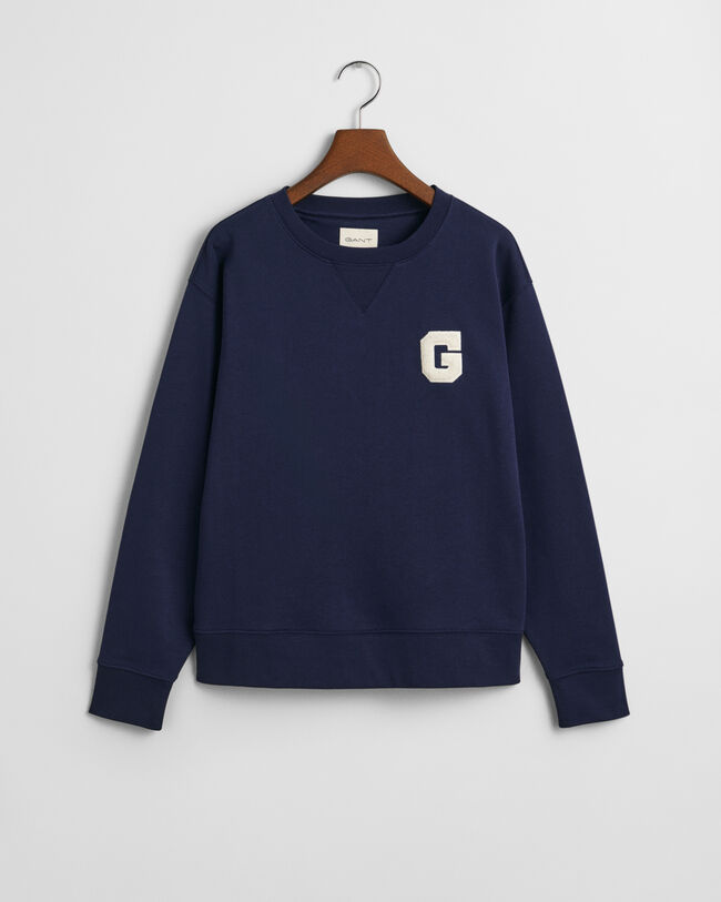 G-Badge sweatshirt met ronde hals