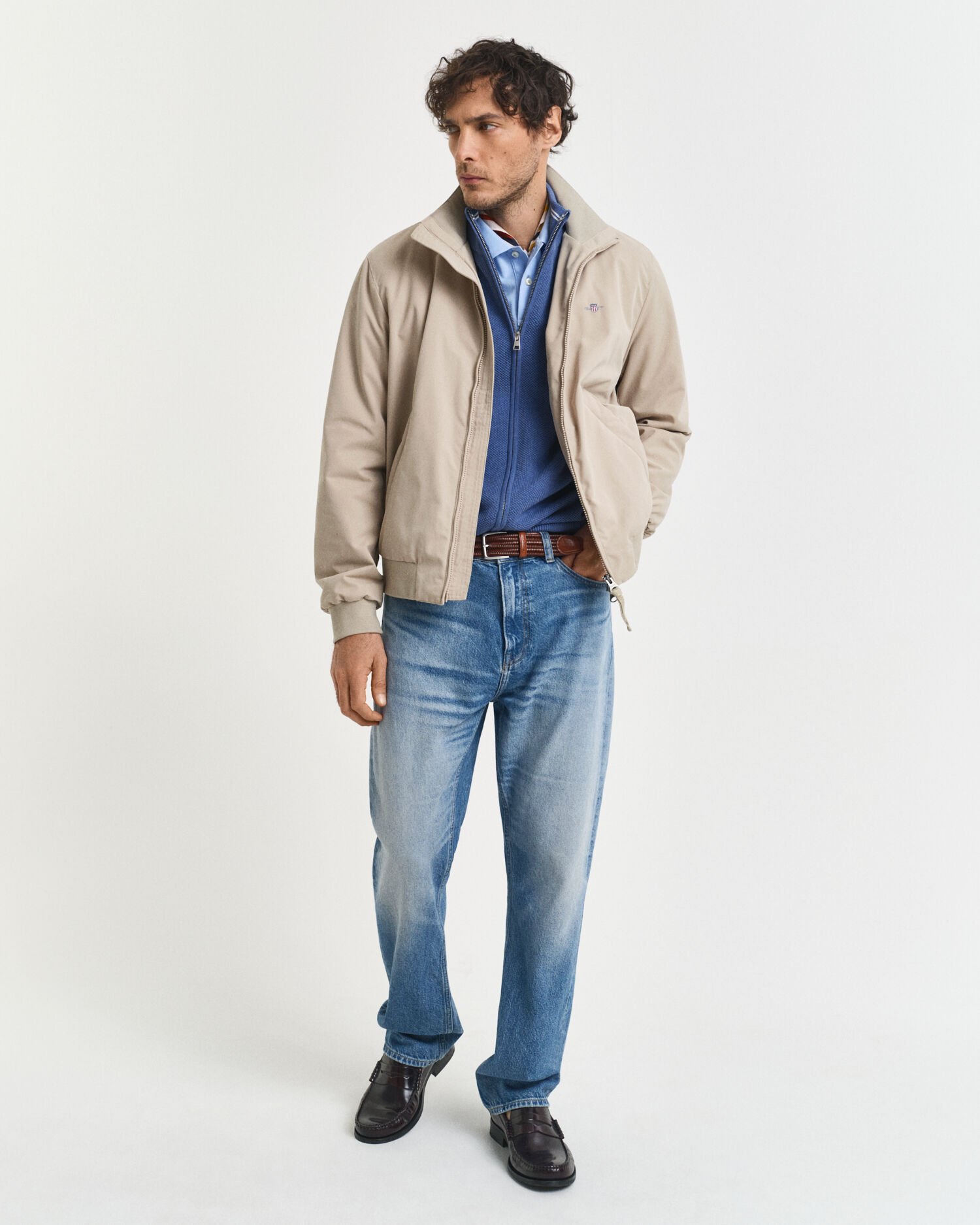 Ritsvest van katoenpiqué