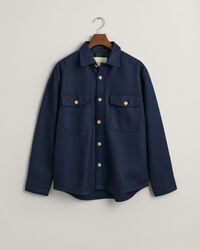 Overshirt van wolmix