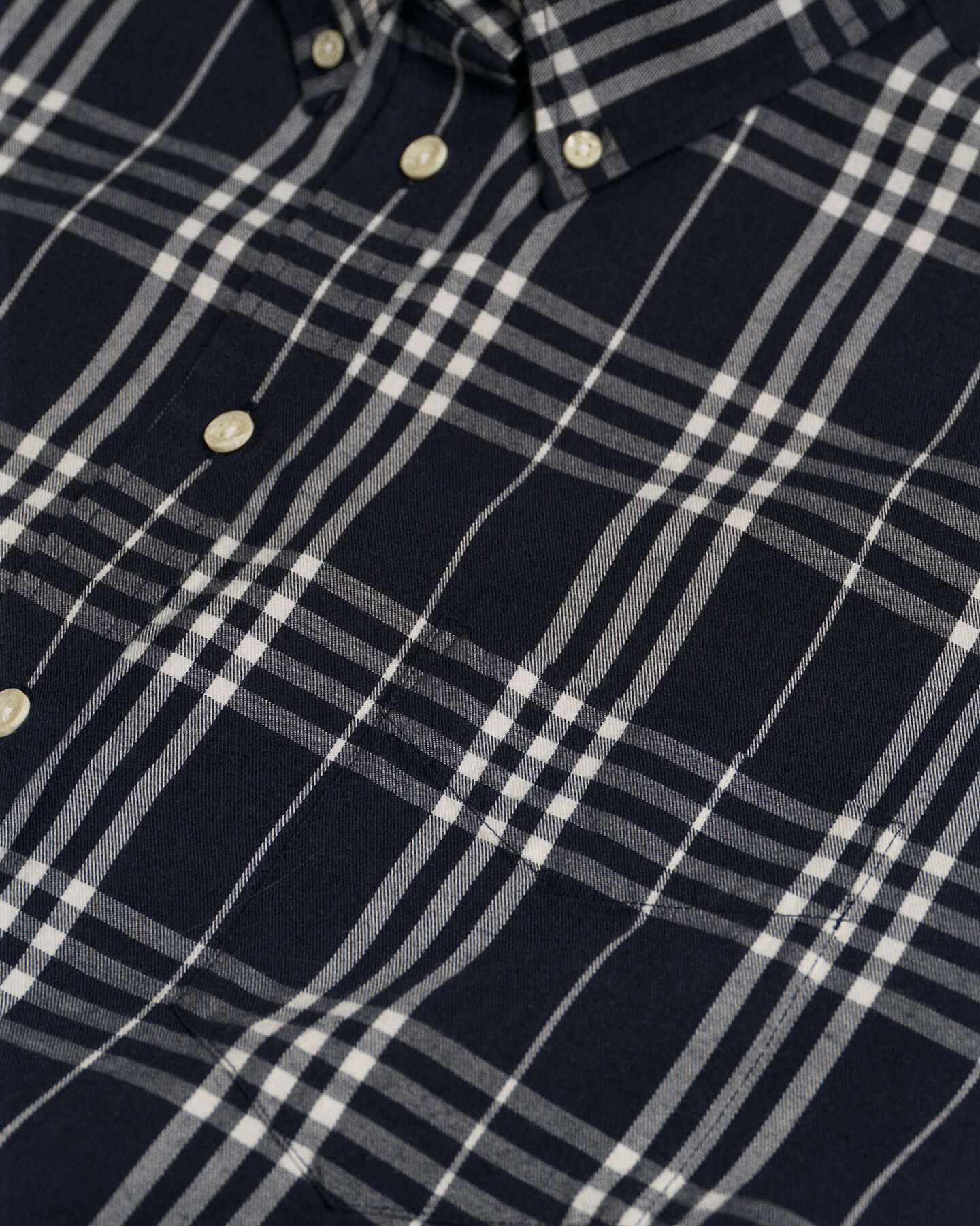 Relaxed Fit flanellen overhemd met ruitje