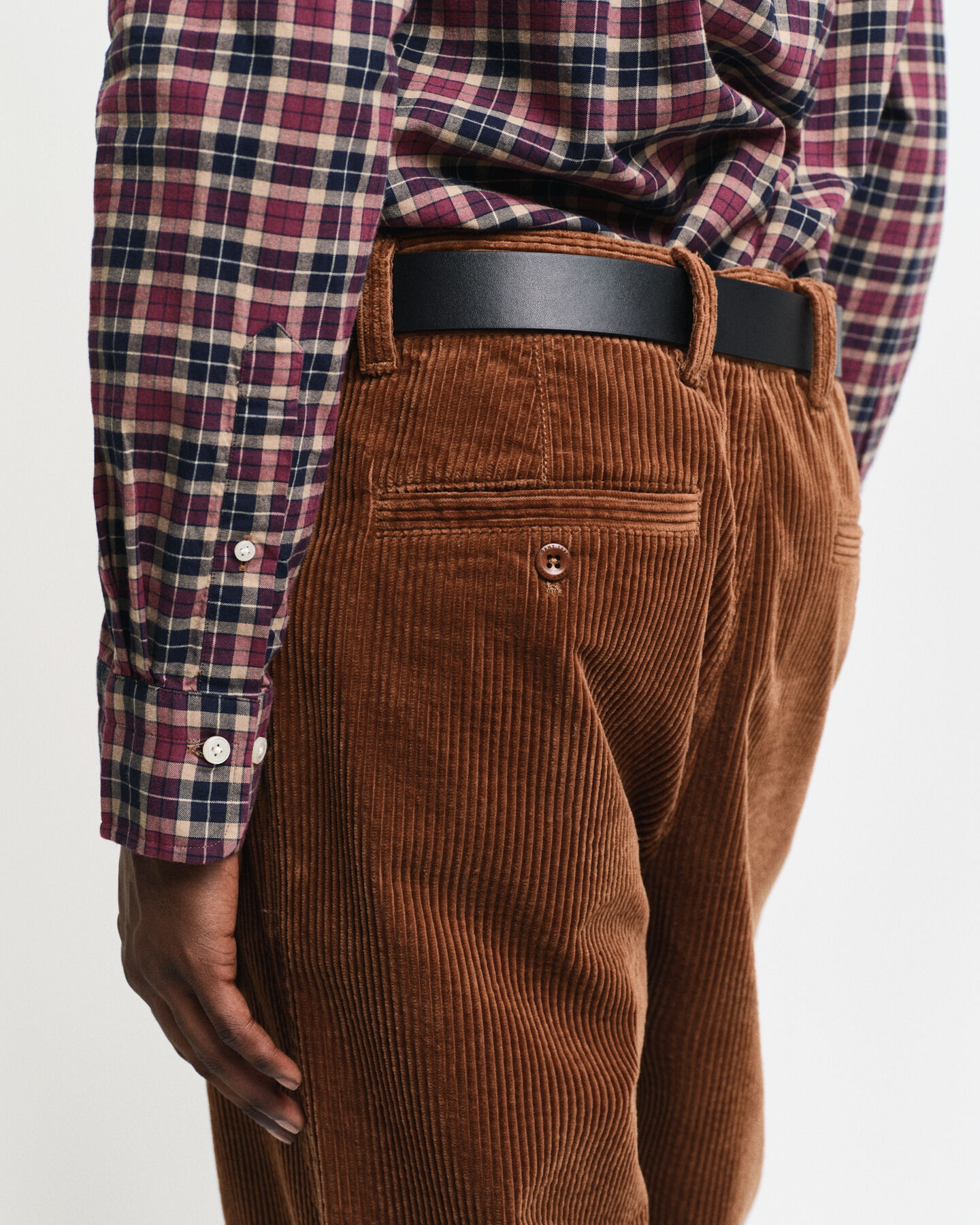 Regular Fit overhemd met ruitjes van lichte keperstof