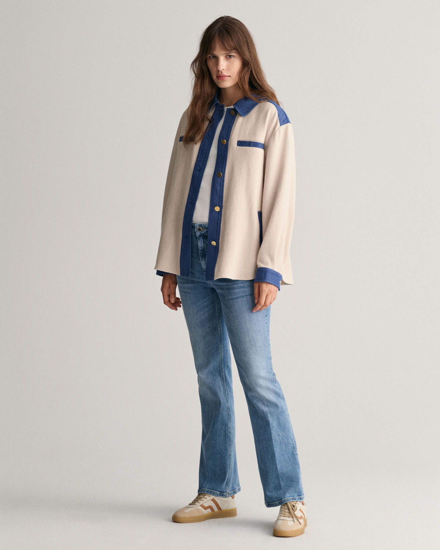 Overshirt met textuur