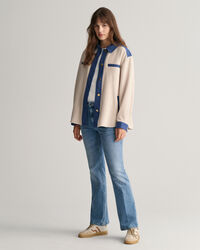 Overshirt met textuur