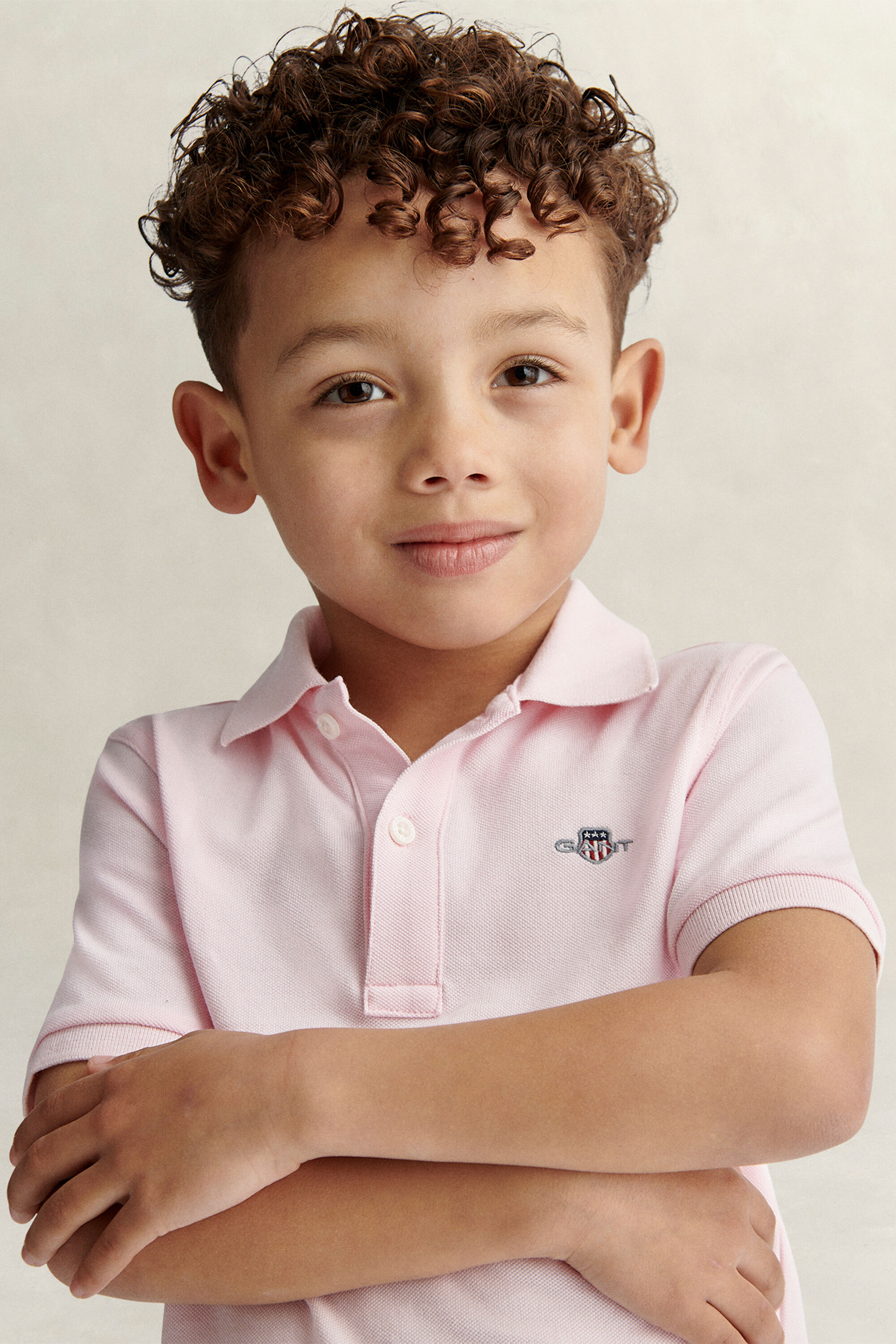 Kids Shield piqué poloshirt