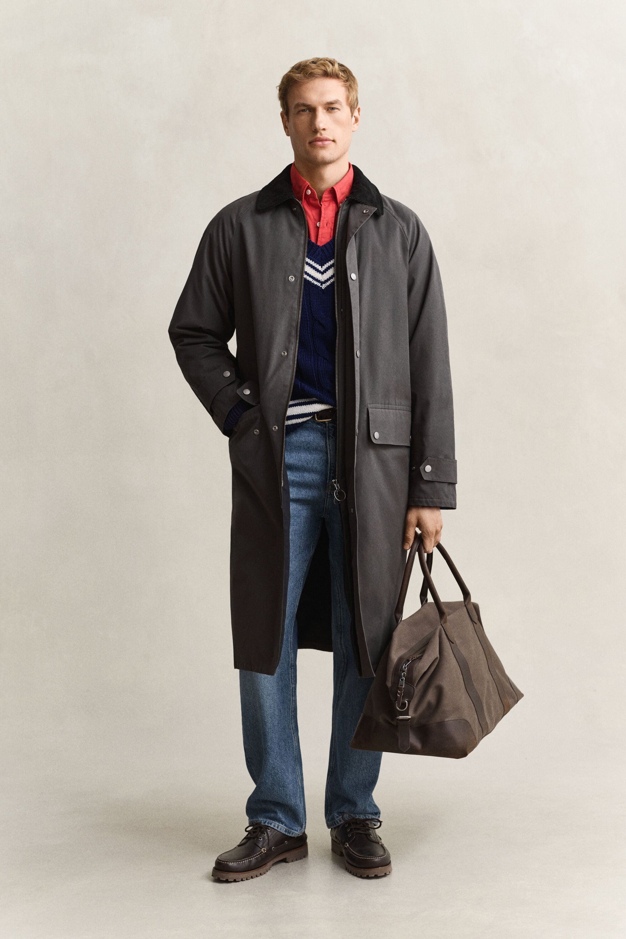 Gewaxte outdoorjas