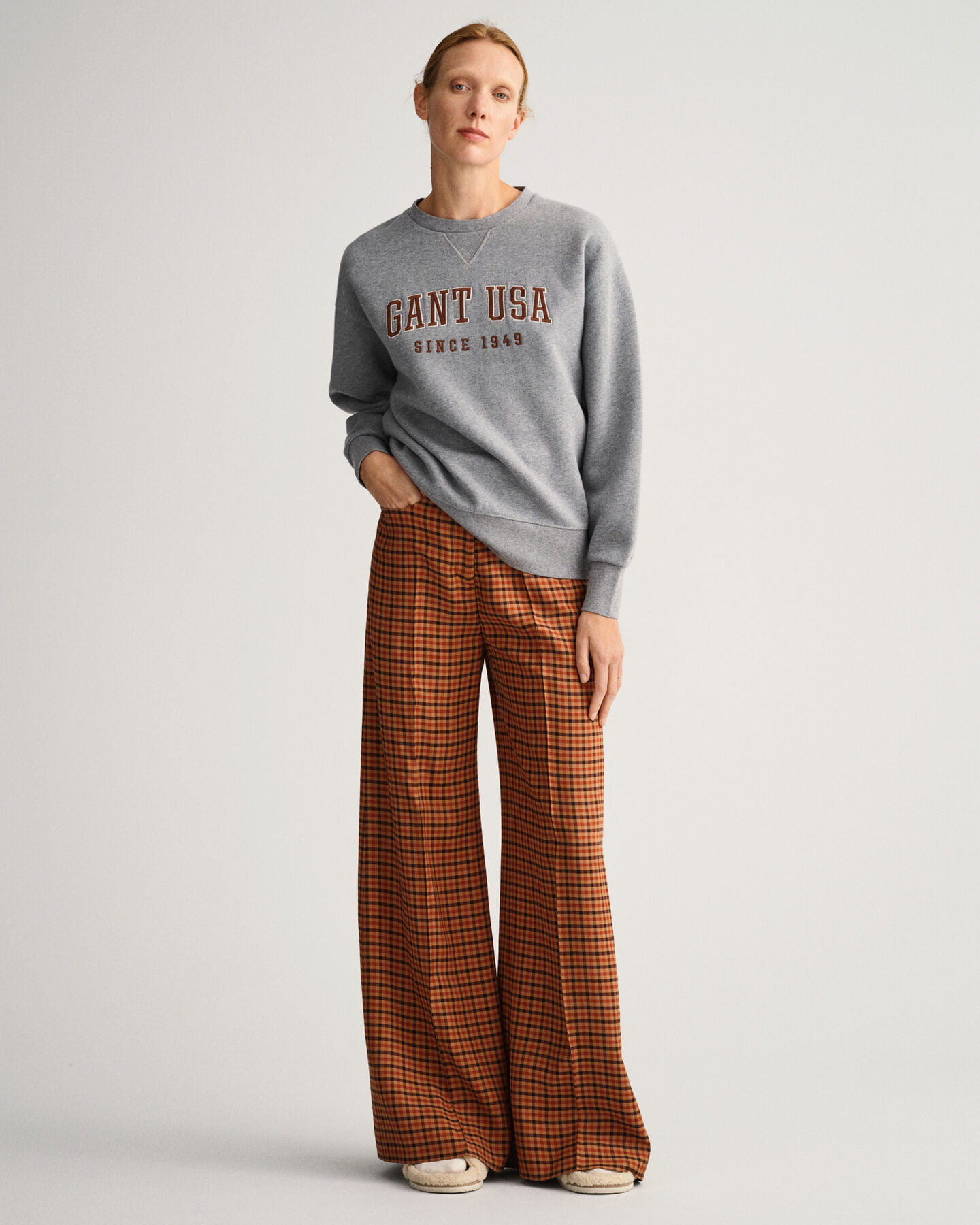 USA Graphic sweatshirt met ronde hals