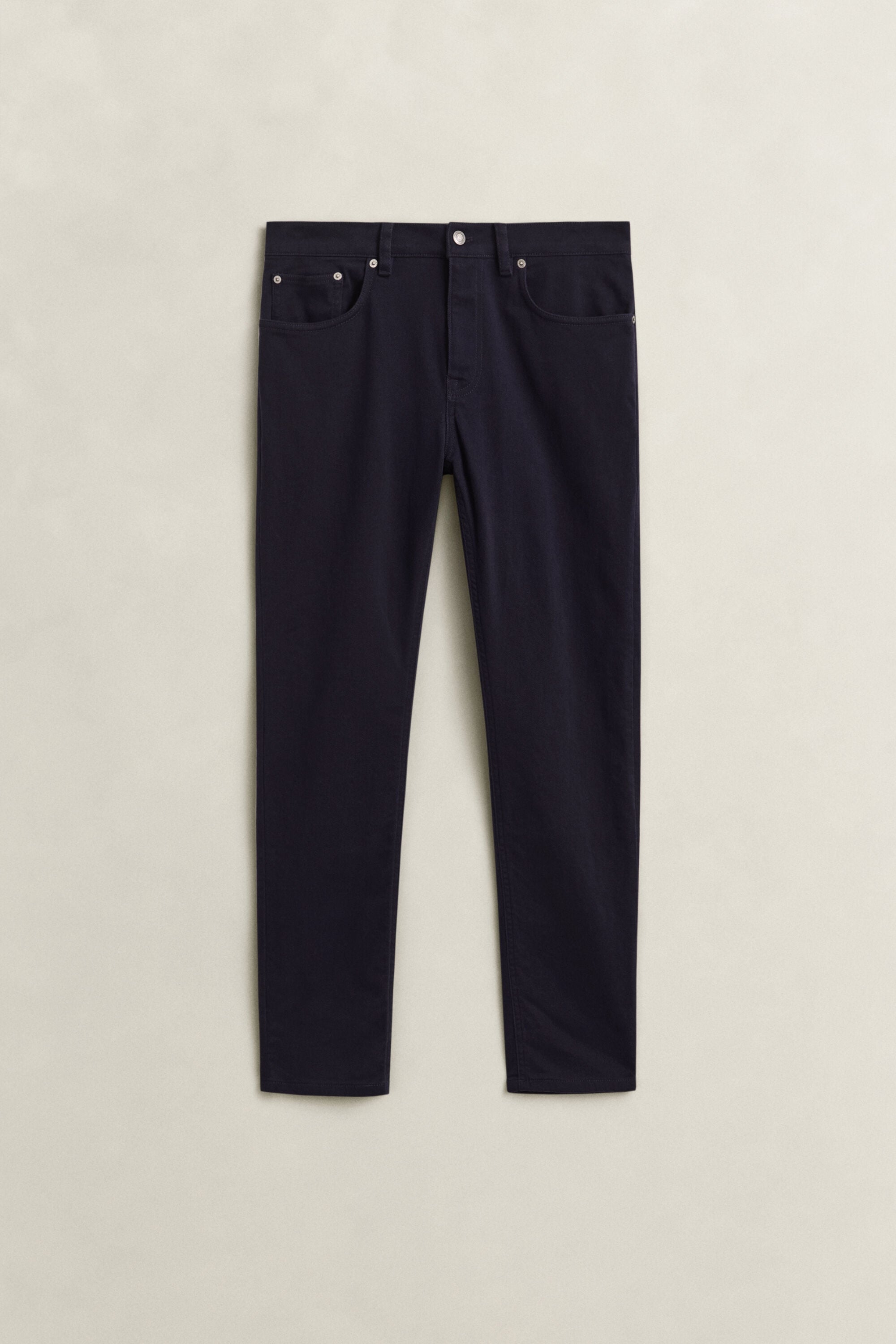 Slim Fit jeans van keperstof