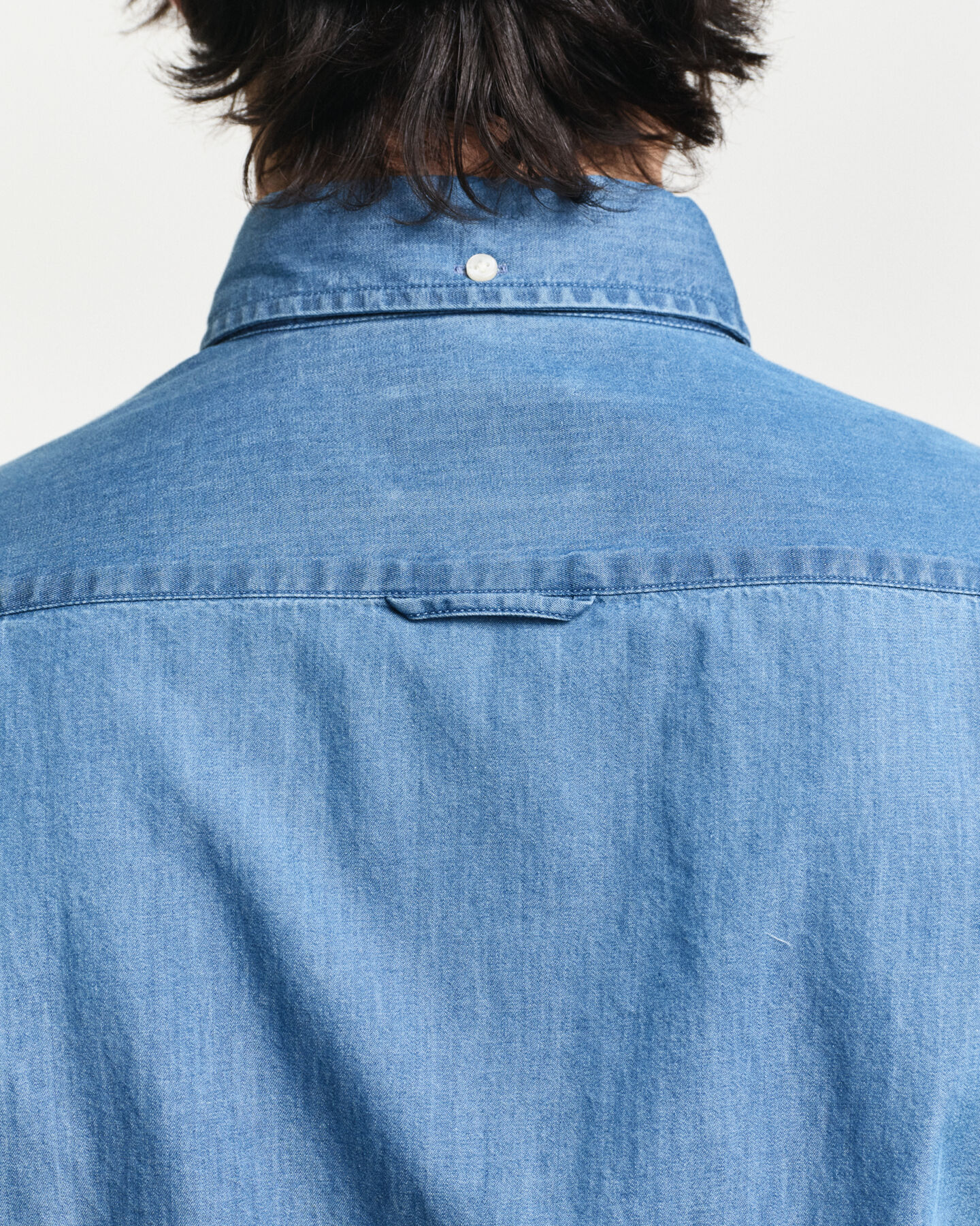 Slim Fit indigo overhemd