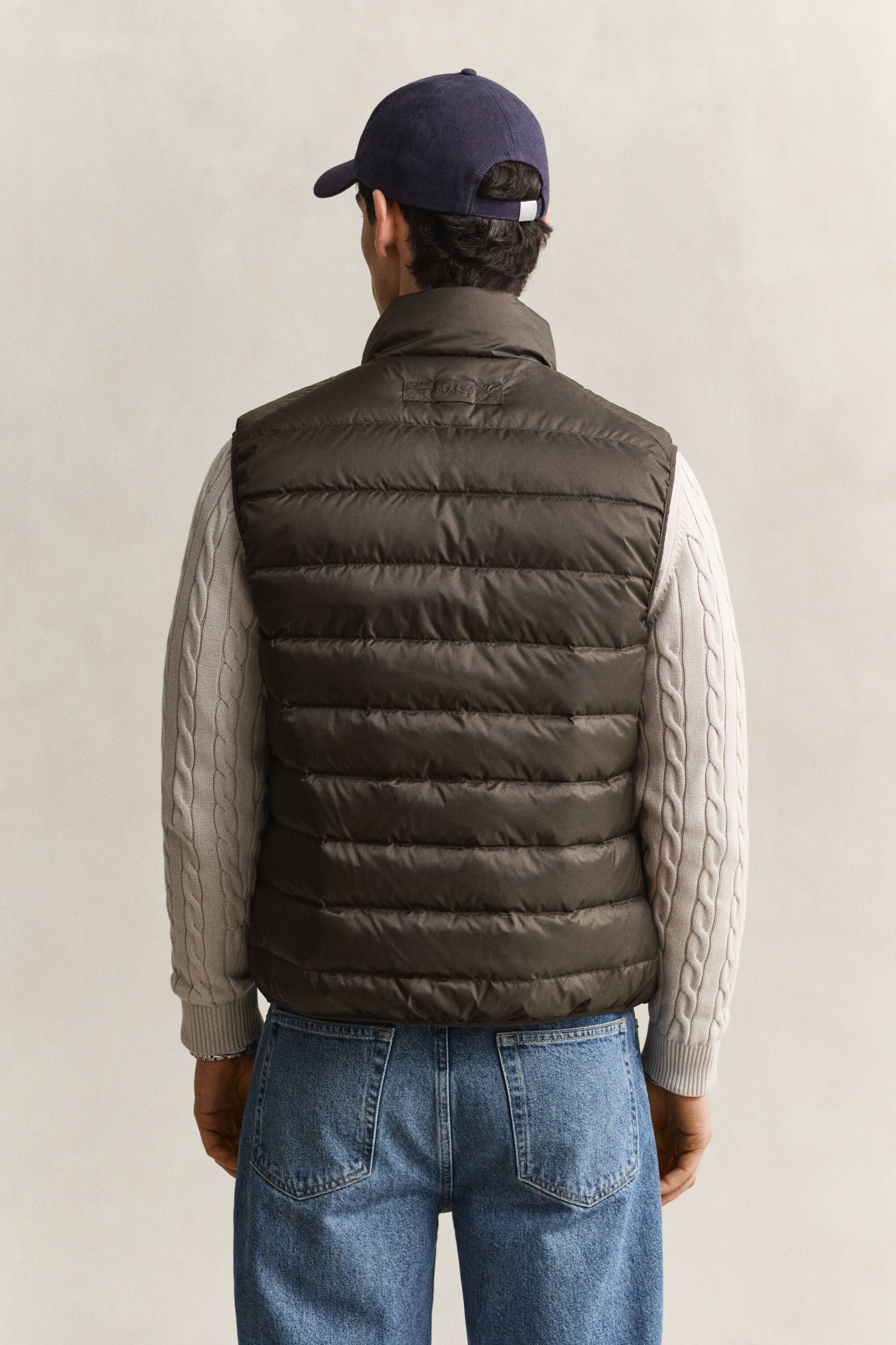 Lichte donsbodywarmer