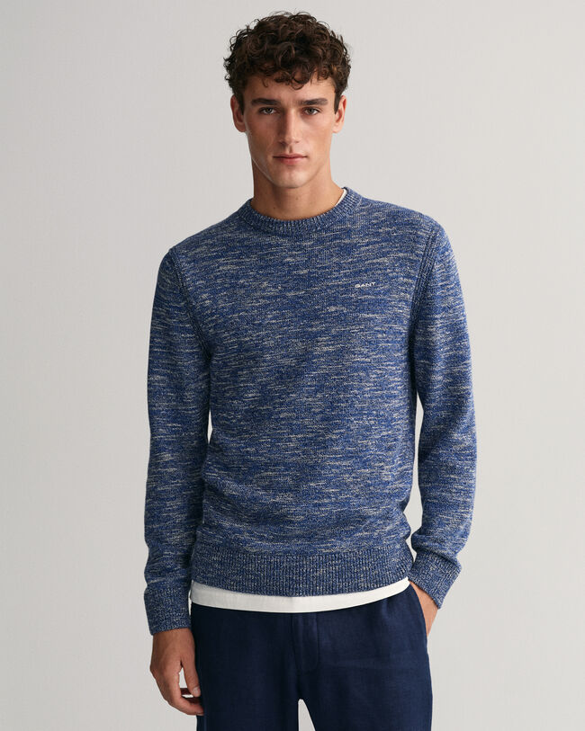 Sweater met ronde hals van gedraaid garen