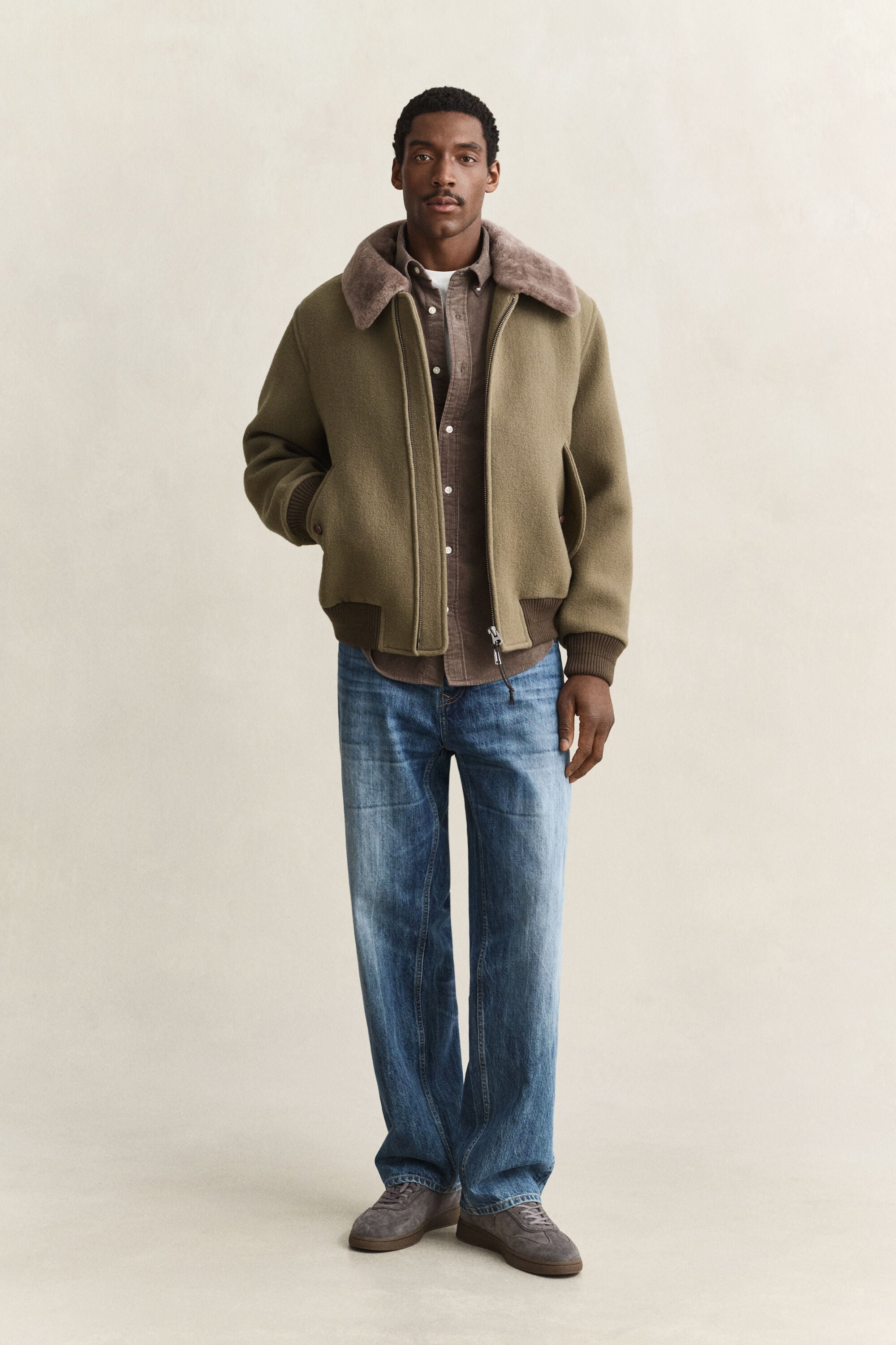 Corduroy overhemd