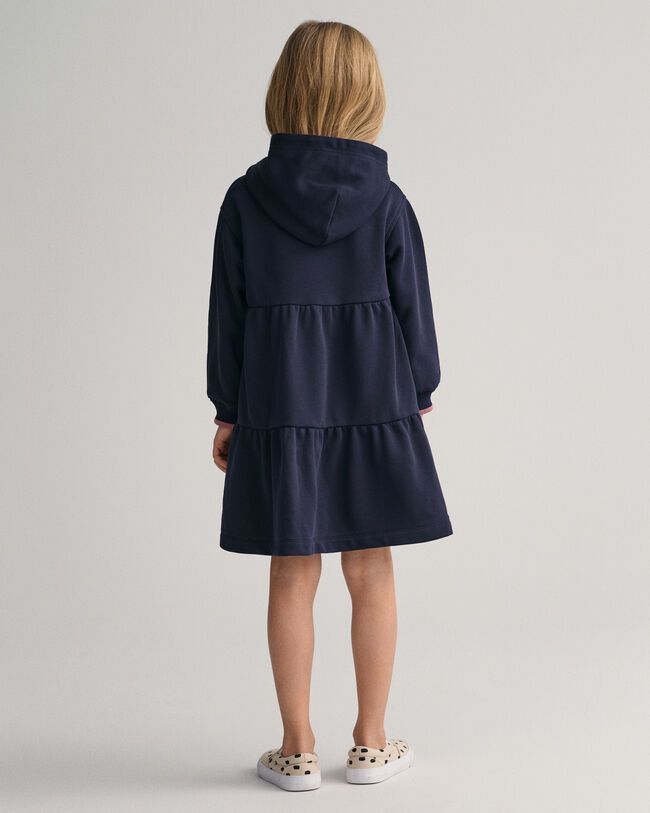 Girls GANT USA gelaagde hoodiejurk