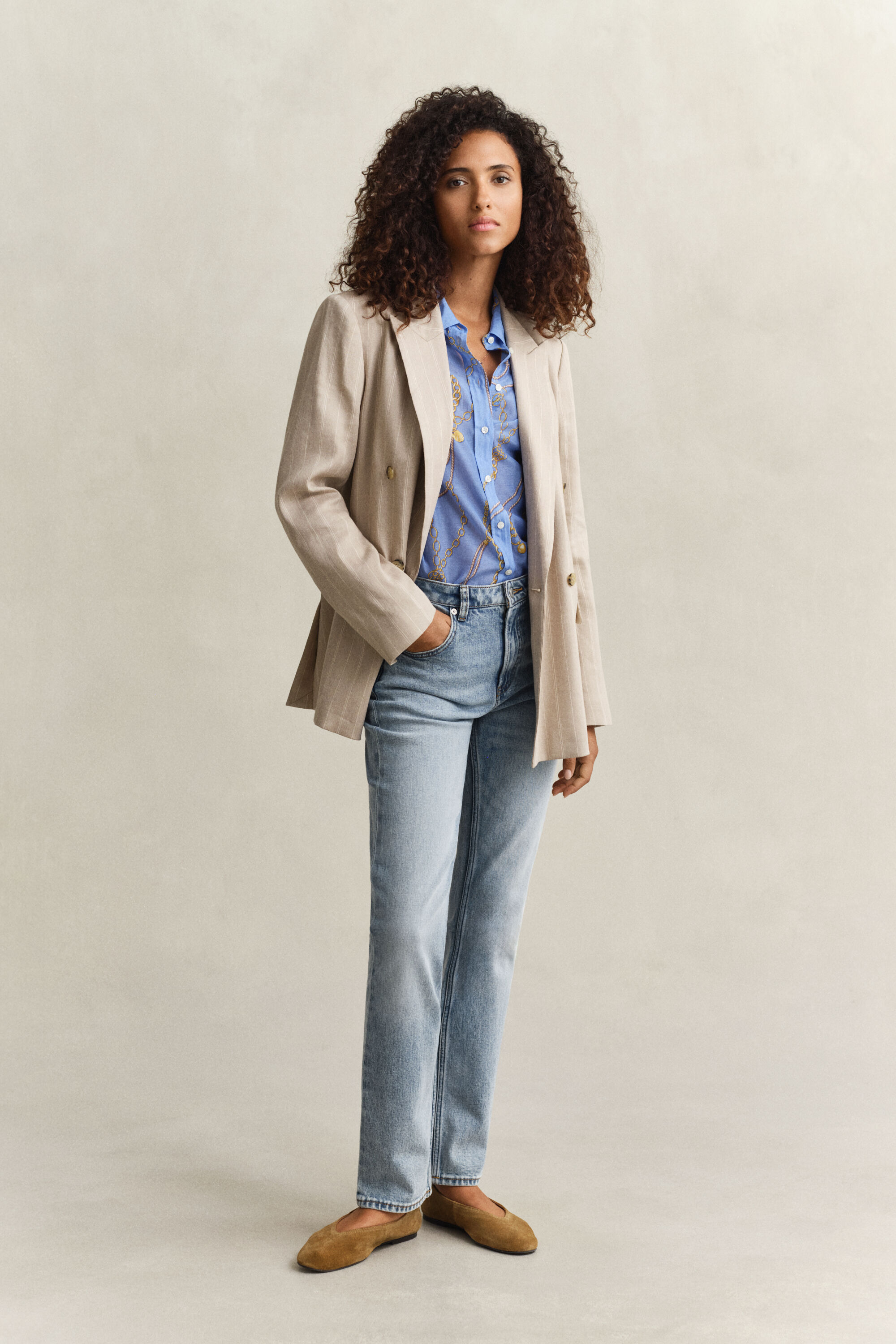 Overoverhemd van katoenzijde