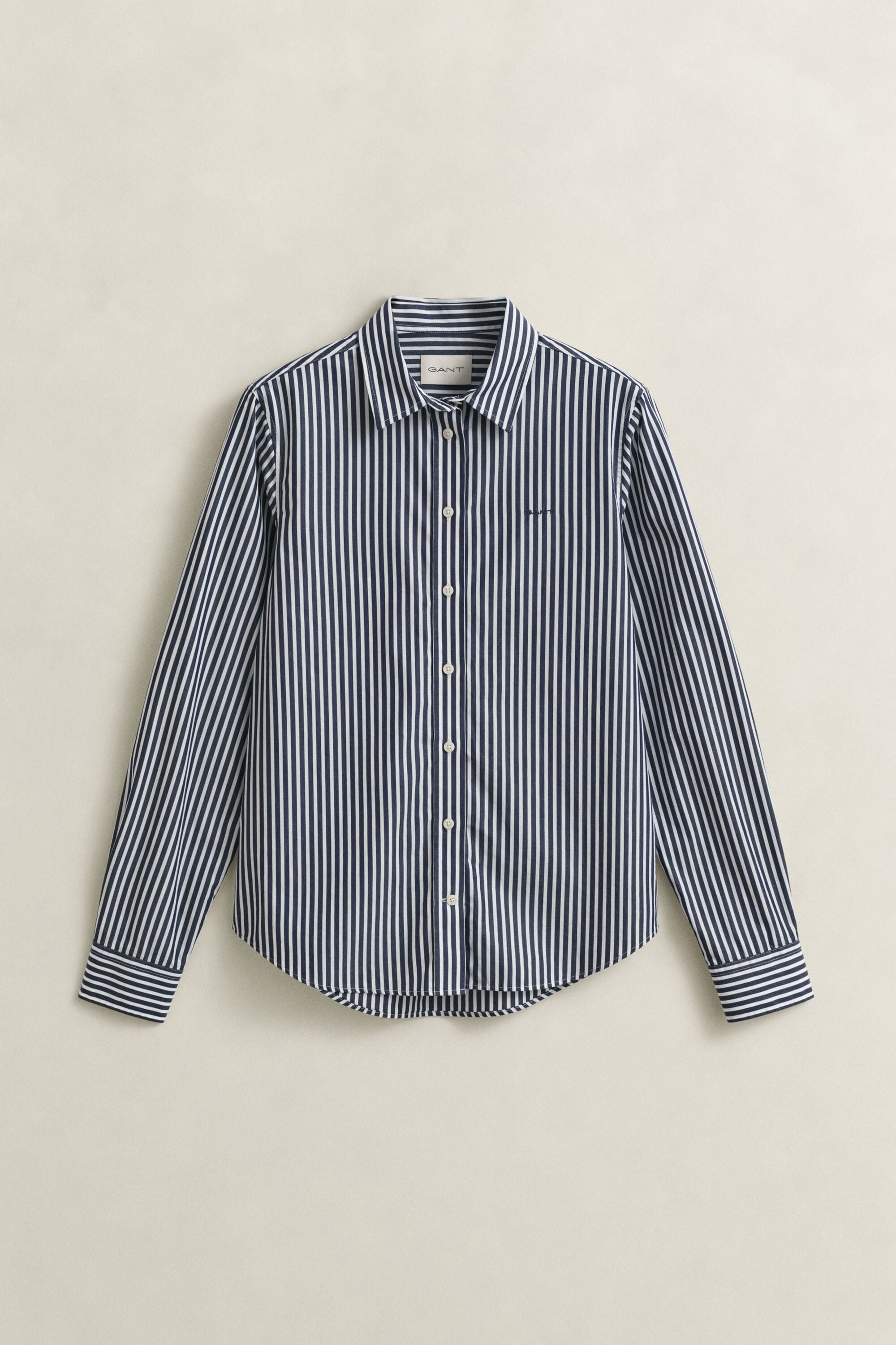 Regular Fit Classic gestreept overhemd van poplin