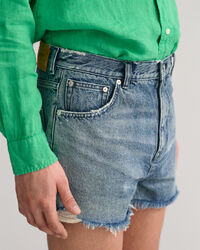 Raw Hem jeansshort
