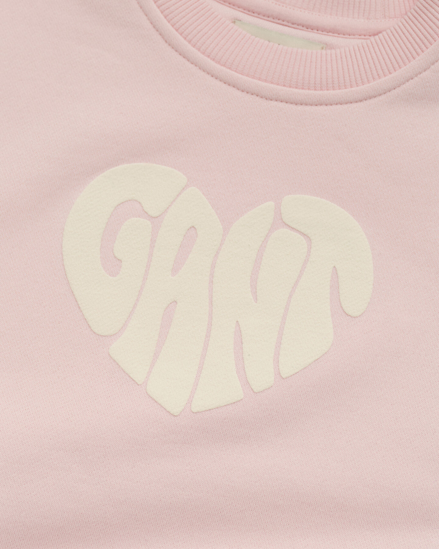 Girls Heart Graphic sweatshirt met ronde hals
