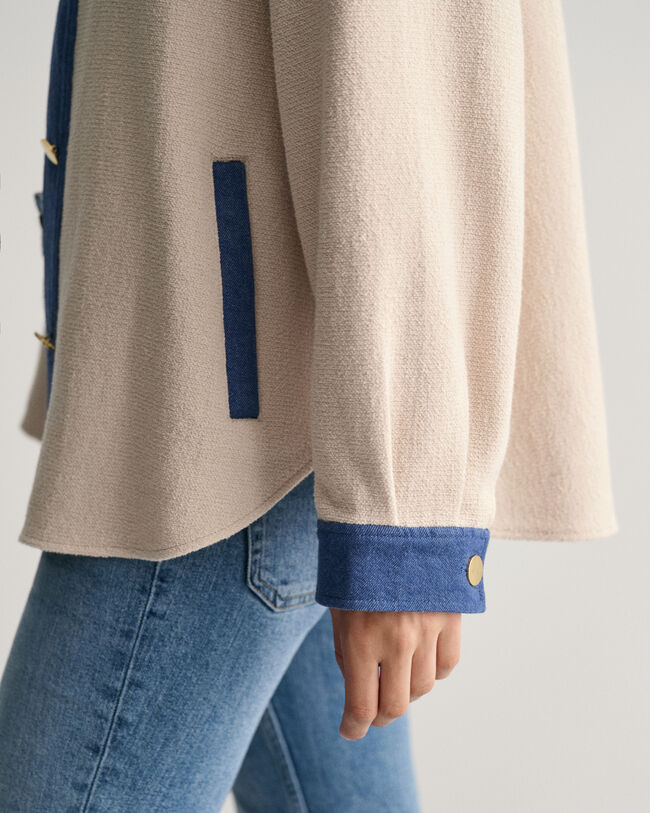 Overshirt met textuur