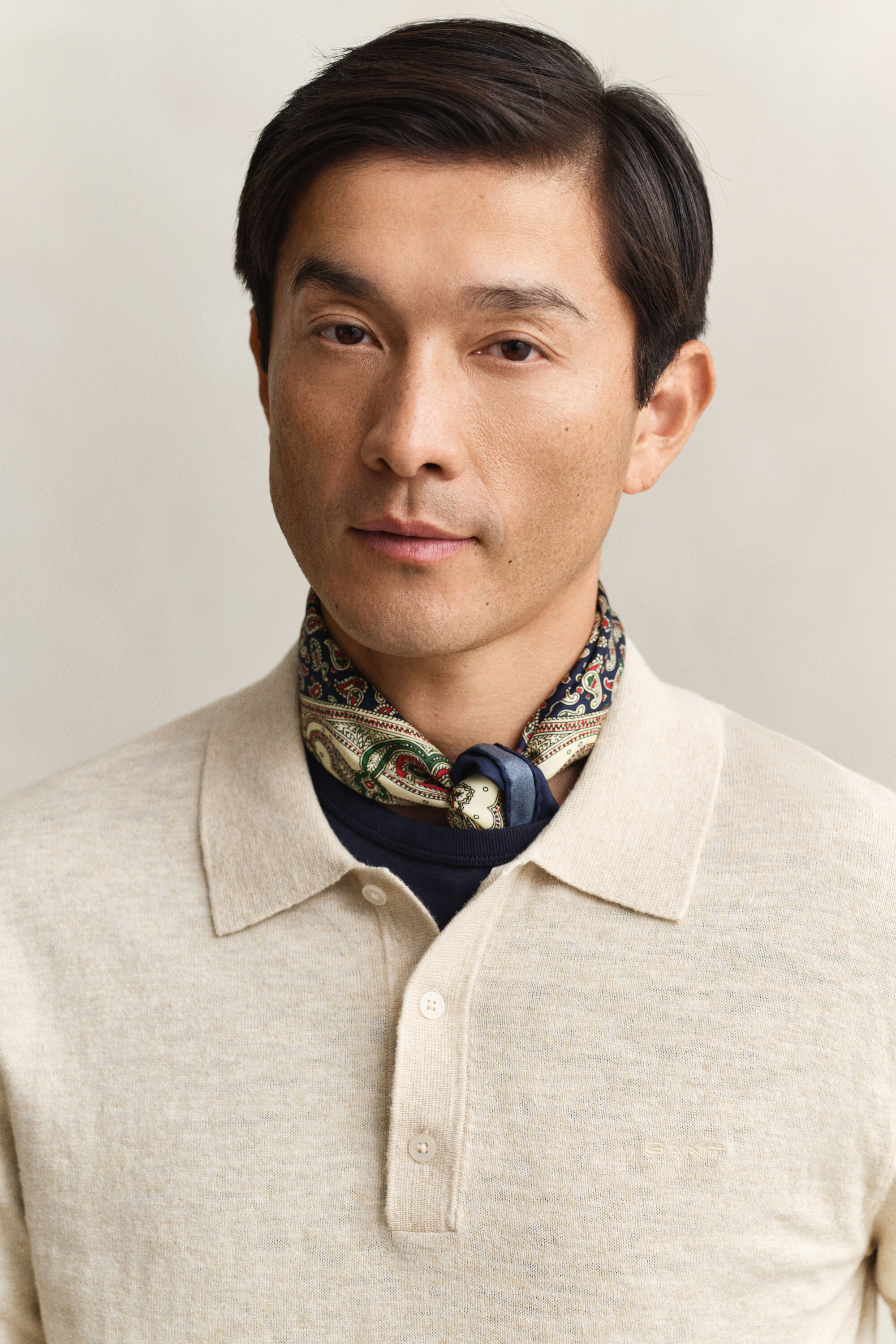 Polotrui van ruwe katoenmix